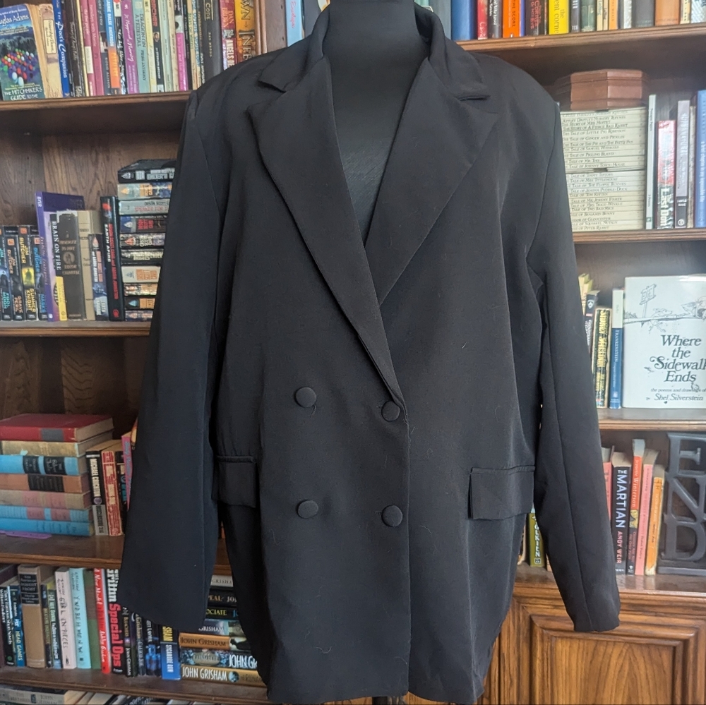 BOOHOO Double-breasted Blazer